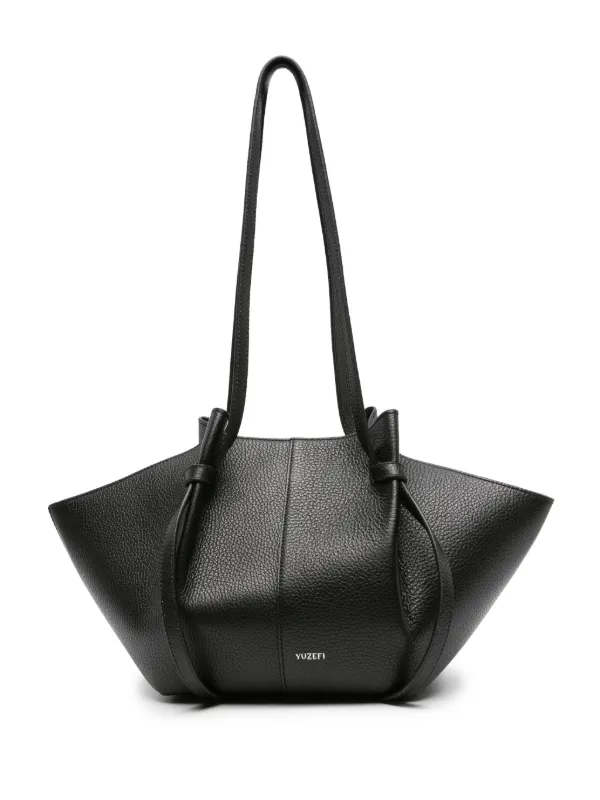 Yuzefi Mochi Leather Tote Bag | Black | FARFETCH RO