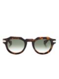 T Henri Eyewear M1 geometric-frame sunglasses - Brown