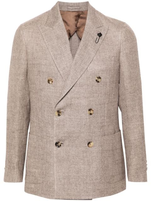 Lardini blazer con doble botonadura