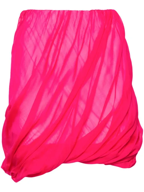 Minijupe Bubble à fronces - Helmut Lang - Modalova