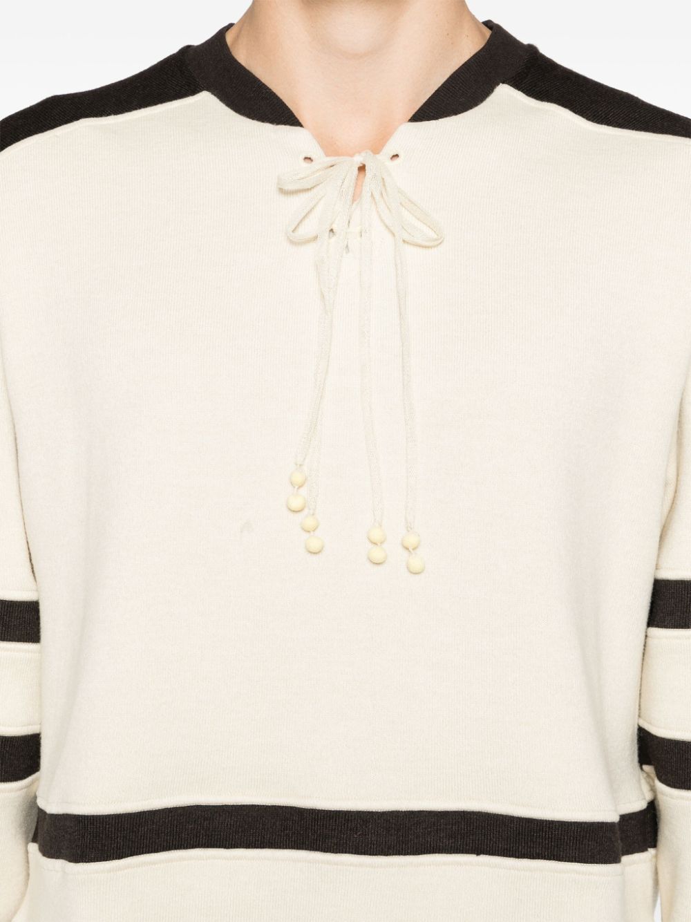 Nike x BODE lace up Sweatshirt Neutrals FARFETCH AO