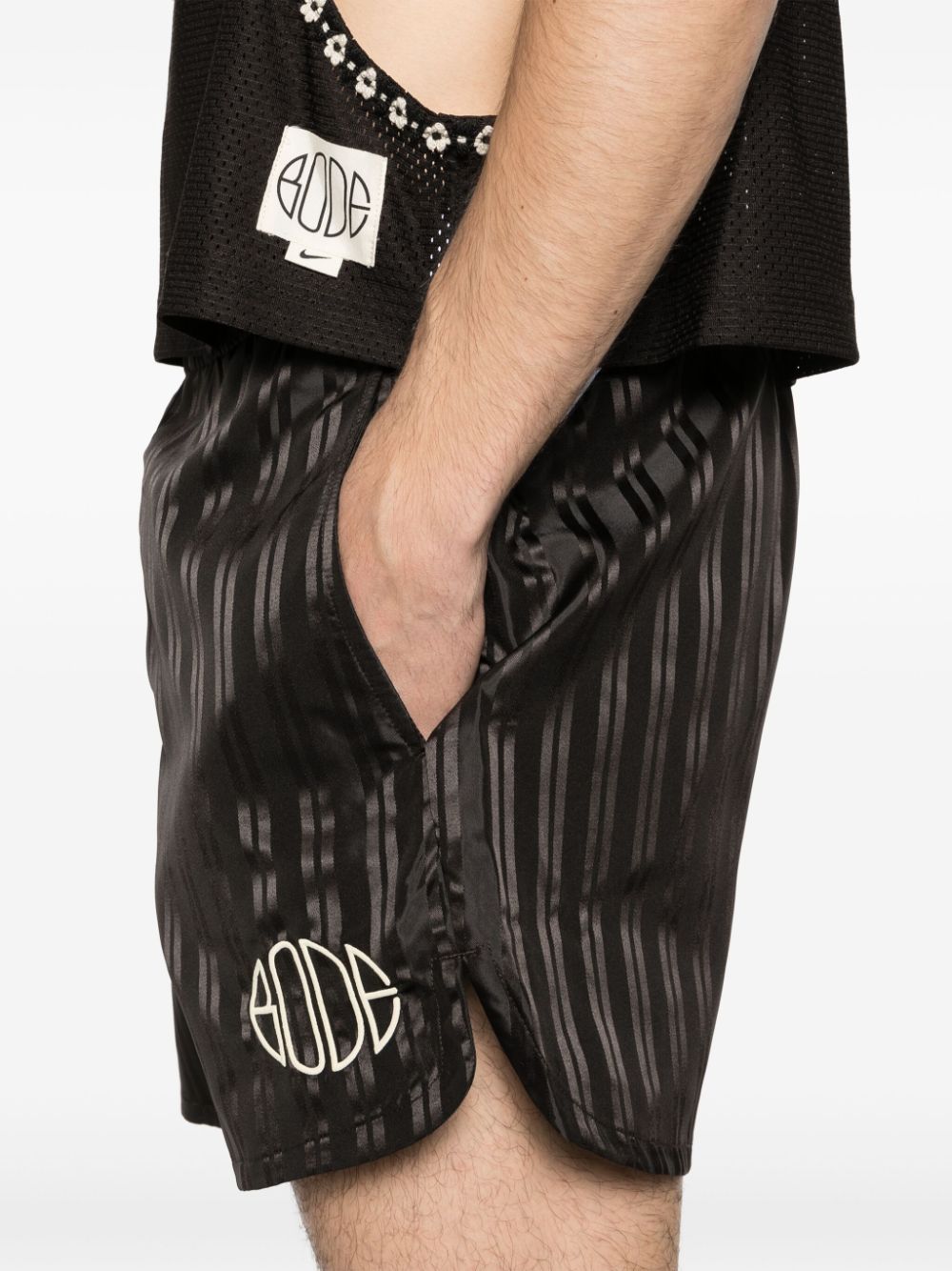 Nike x Bode striped track shorts Bruin