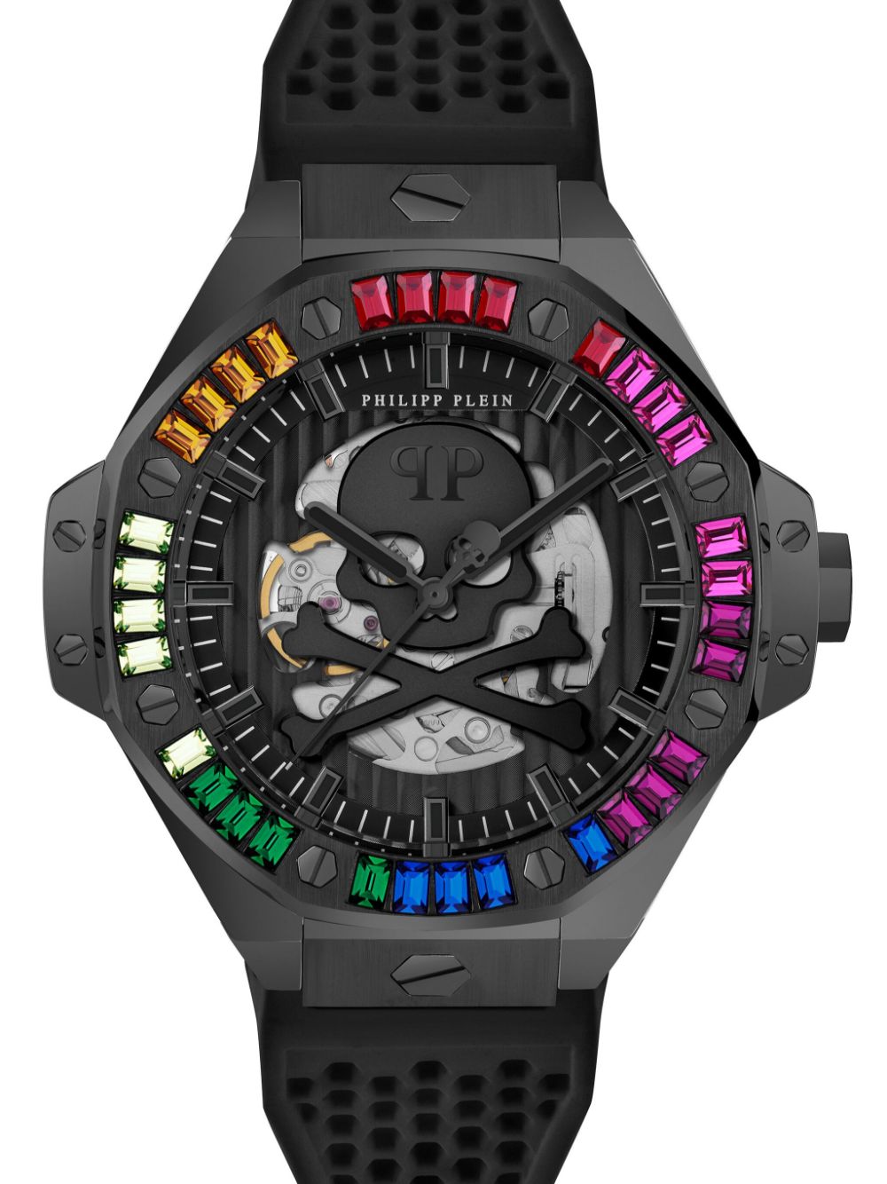 Philipp Plein $keleton Royal 46mm horloge - Zwart