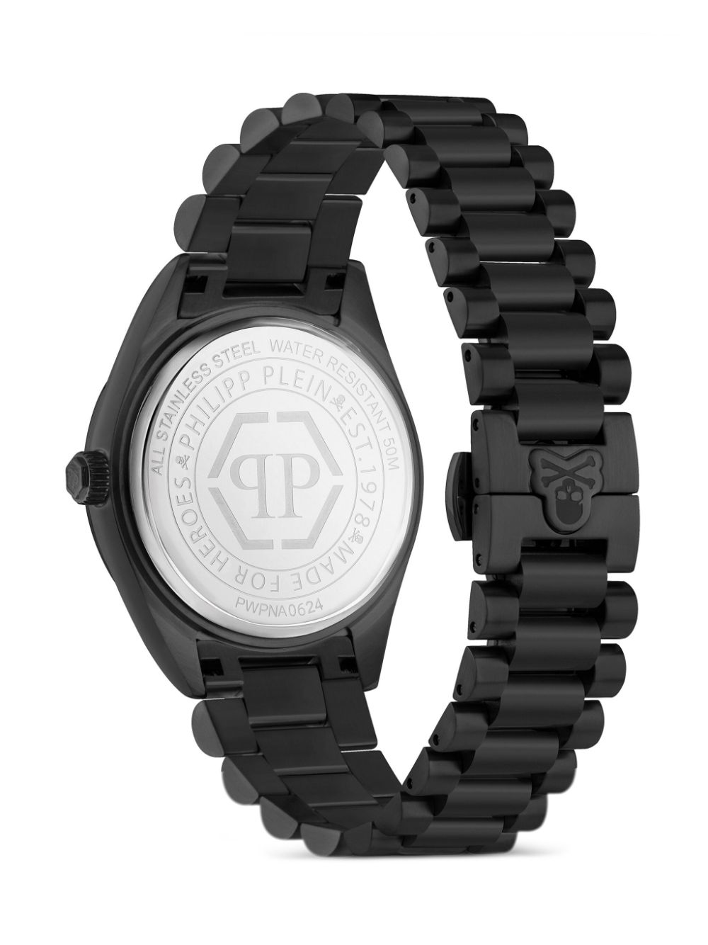 Shop Philipp Plein Date Superlative 42mm In Black