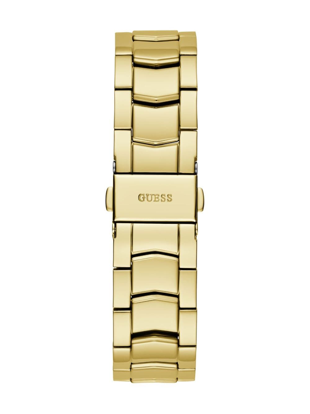 Shop Guess Usa Crystal Quartz 36mm In Gold