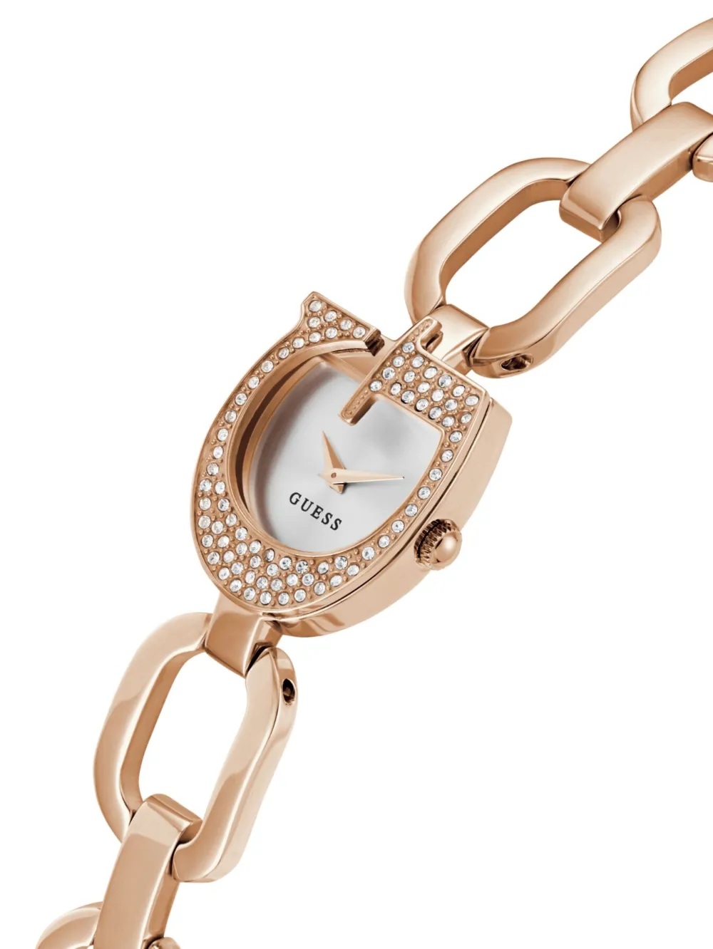 Guess Usa Gia Quartz 15mm In Pink
