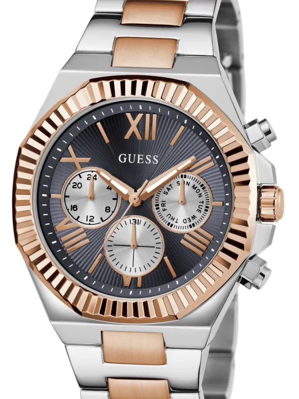 GUESS USA Stainless Steel Chronograph 44mm Black FARFETCH PH