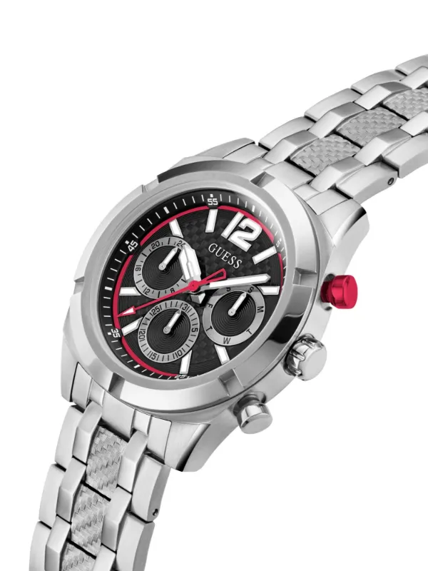GUESS USA Edelstahl-Chronograph 44mm - Farfetch
