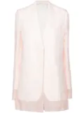 Sportmax layered single-breasted balzer - Pink
