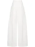 Sportmax high-waisted palazzo pants - White