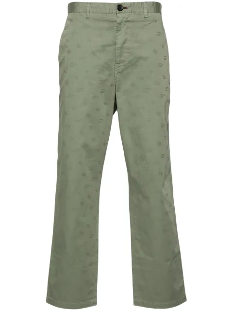 PS Paul Smith pantalones rectos con monograma en jacquard