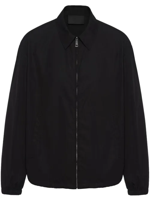 Surchemise en coton à fermeture zippée - Prada - Modalova