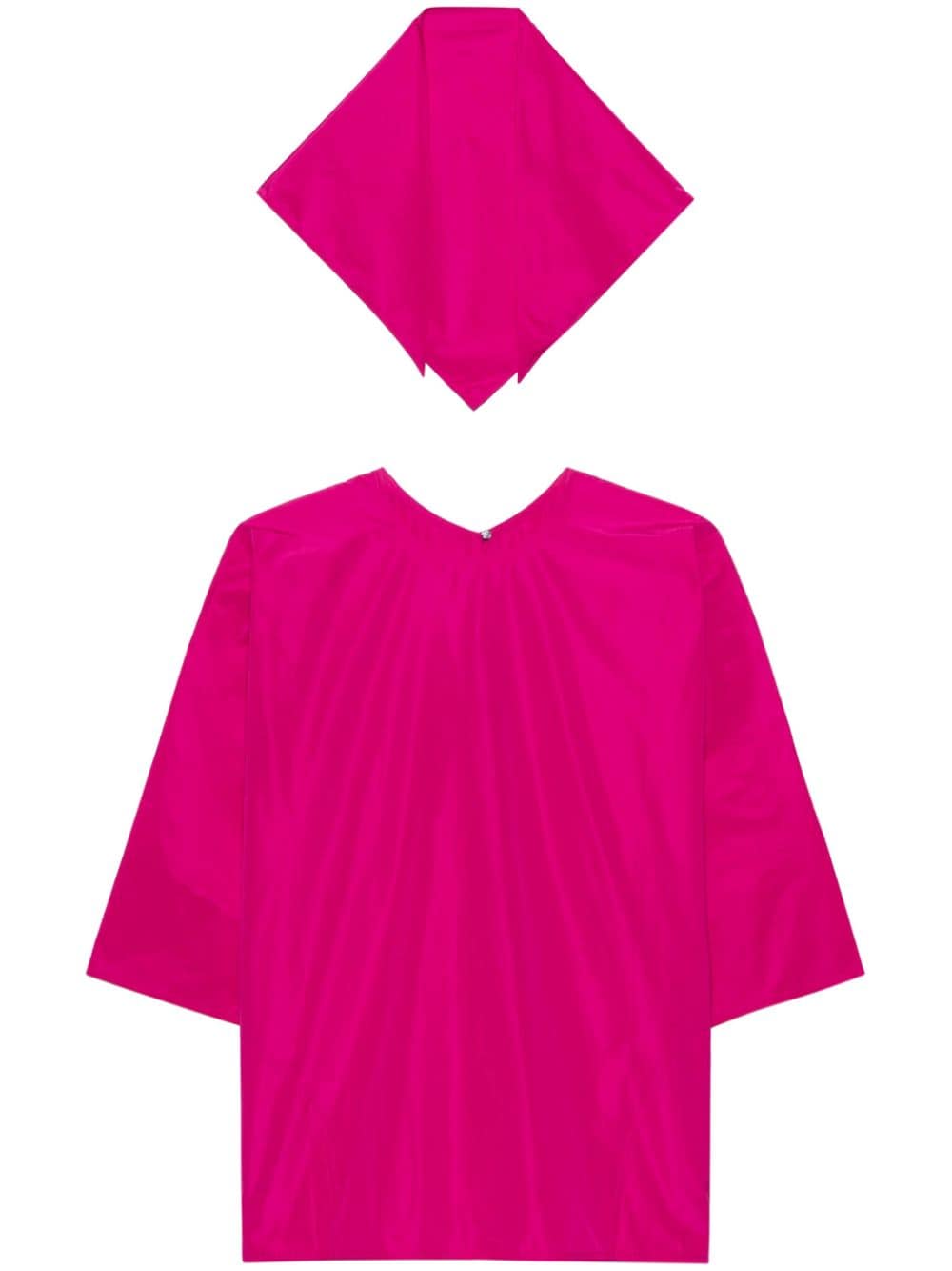 Sofie D'hoore Bendol Detachable-scarf Blouse In Pink