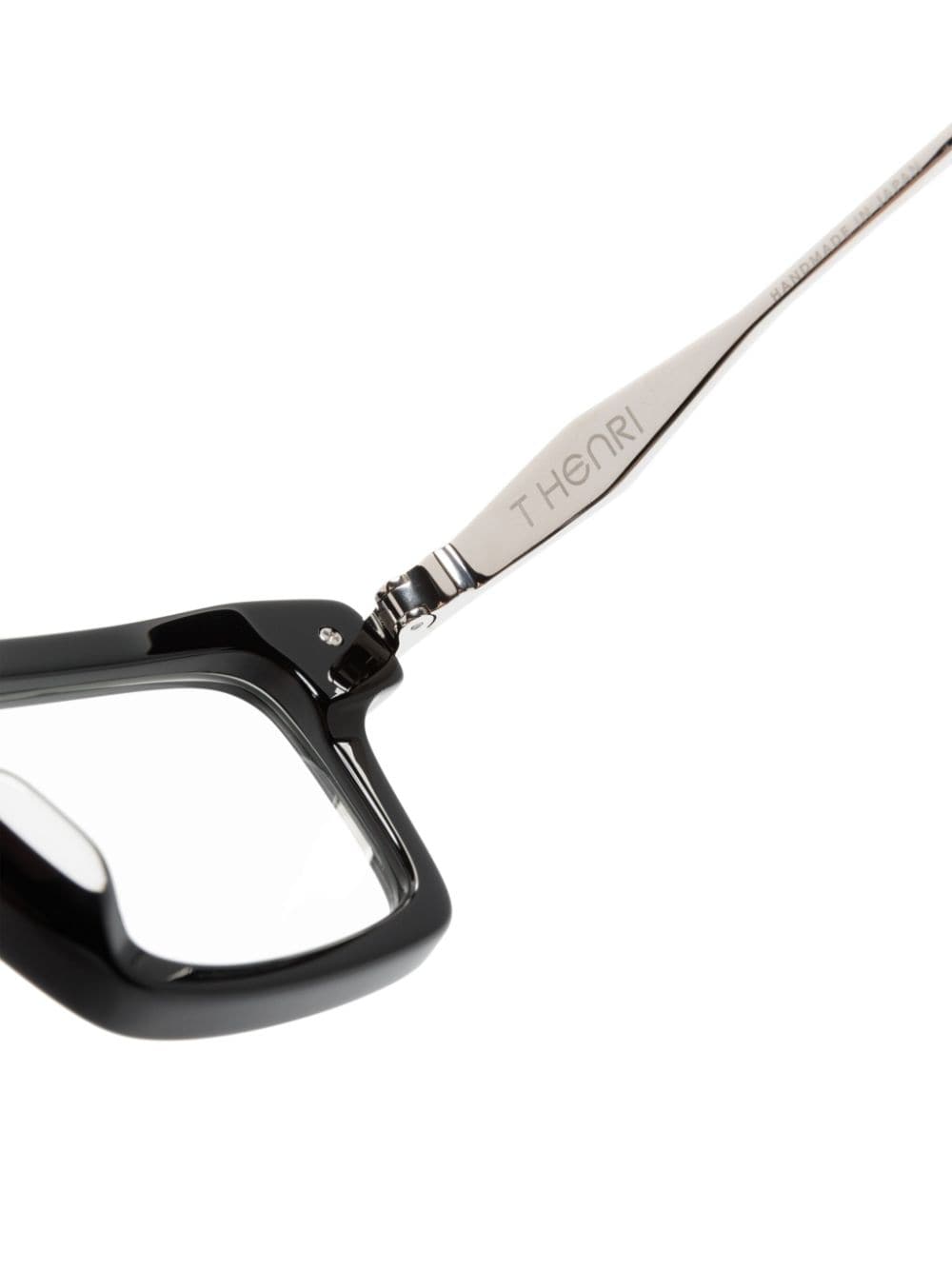 Shop T Henri Eyewear Stingray Square-frame Glasses In Black