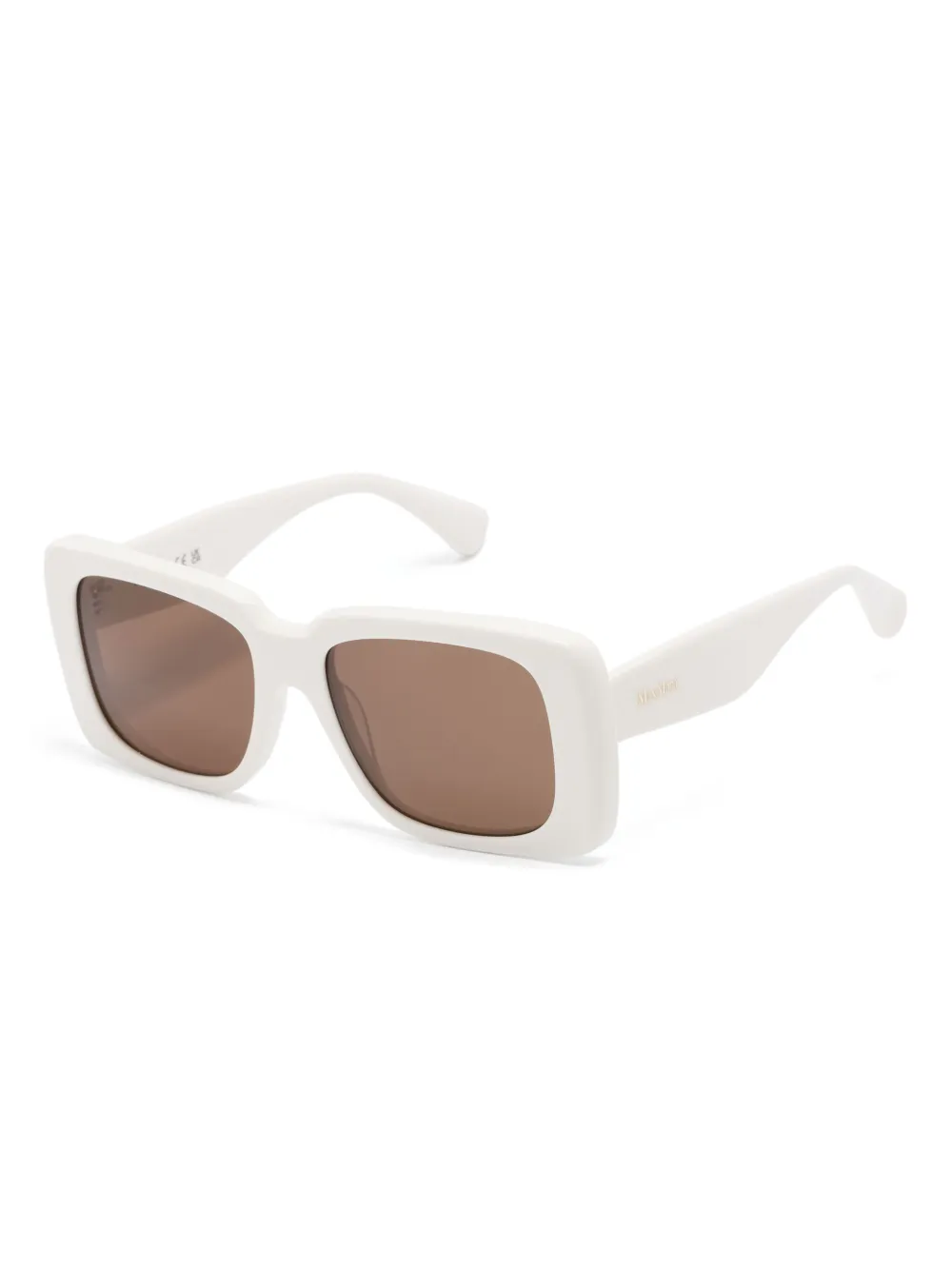 Max Mara Eyewear Zonnebril met vierkant montuur - Wit
