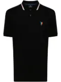 PS Paul Smith Zebra-motif polo shirt - Black