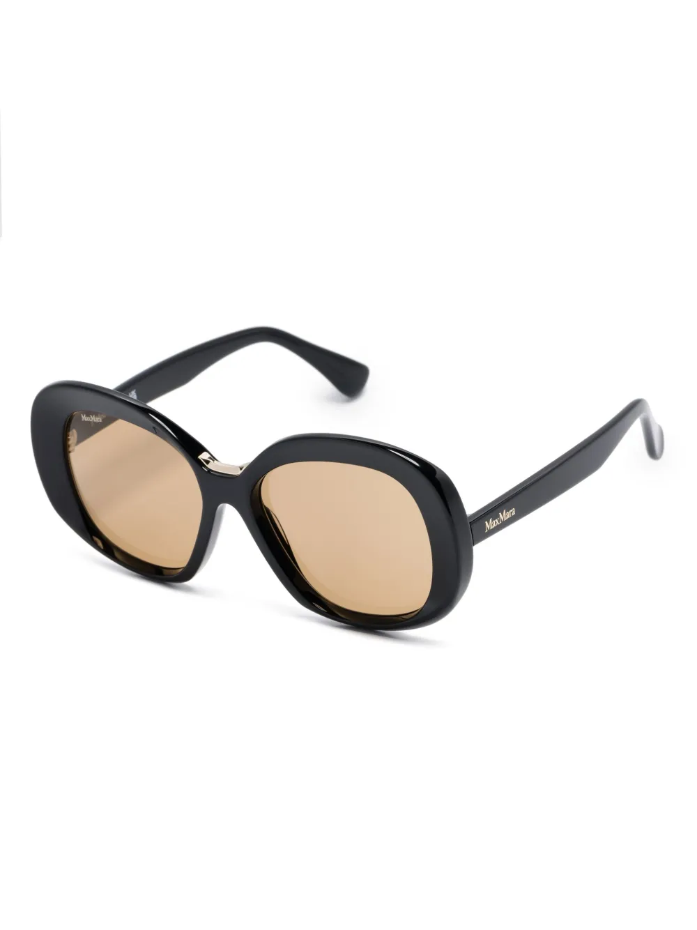 Max Mara Eyewear Zonnebril met oversized montuur - Zwart