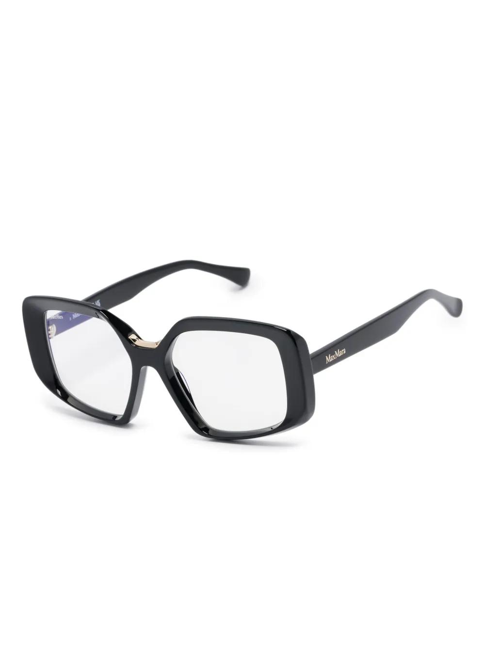 Max Mara Eyewear Bril met oversized montuur - Zwart