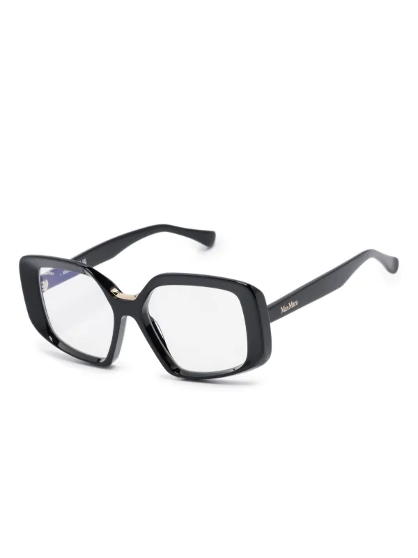 Max Mara Eyewear oversize-frame Glasses | Black | FARFETCH display picture 1