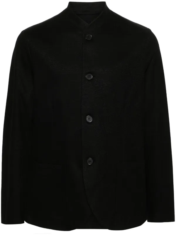 ジャケット HARRIS WHARF LONDON Giacca Damen HARRIS WHARF London Schwarz 100% Wolle Jacke Gr. IT 48