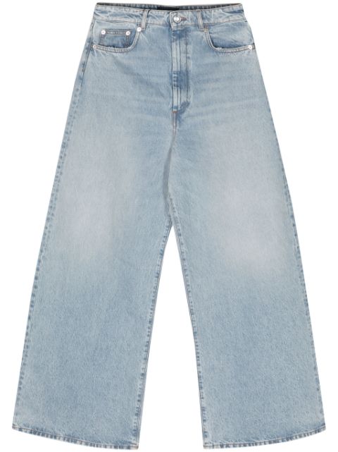 Sportmax jeans anchos de tiro bajo