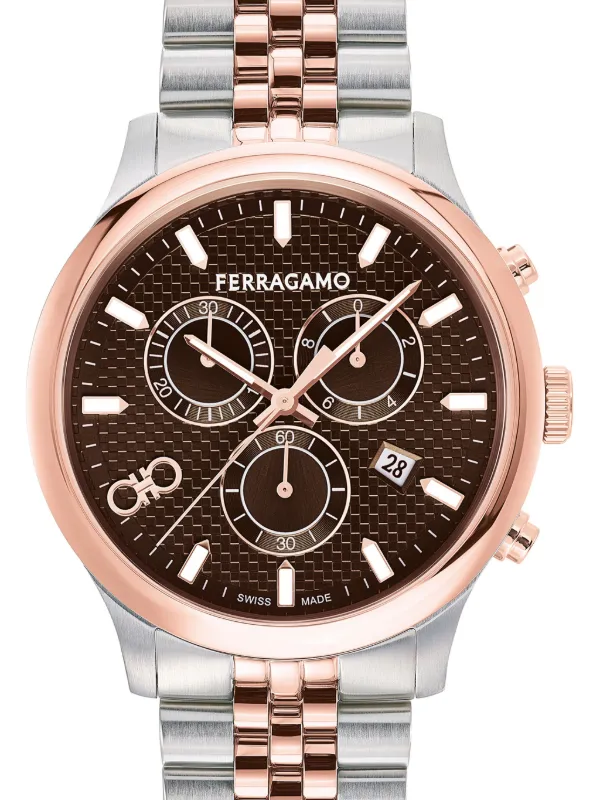 Ferragamo デュオ クロノグラフ Q 42mm - Farfetch