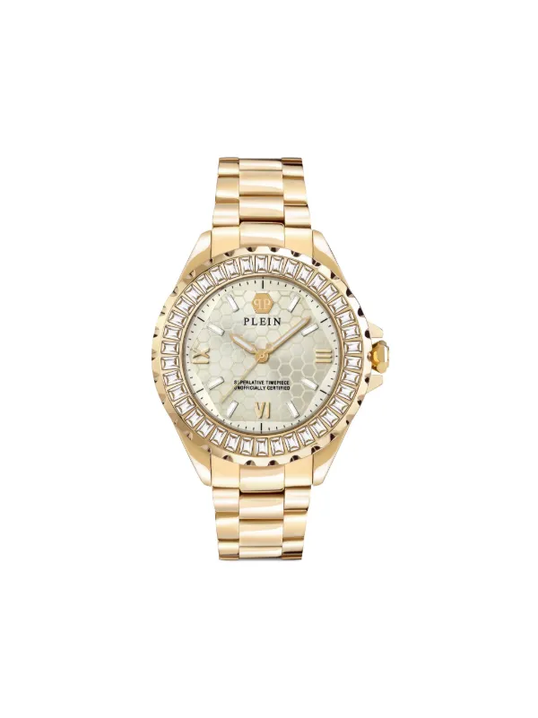 Philipp Plein Plein Heaven Crystal Watch Gold Womens Philipp Plein Women main image 2
