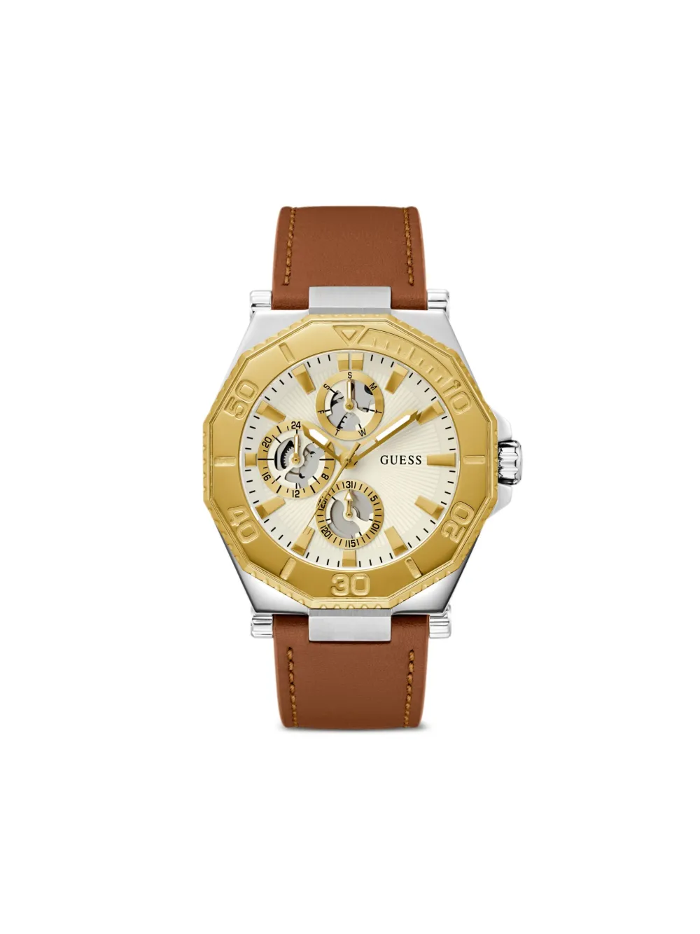 GUESS USA Orologio Prime con movimento al quarzo 46mm - Toni neutri