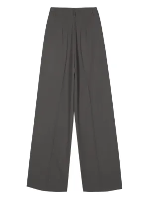 パンツ Blanca Vita Tailored Black Trousers With Elegant Silhouette Blanca Vita straight-leg Cut Trousers | Black | FARFETCH