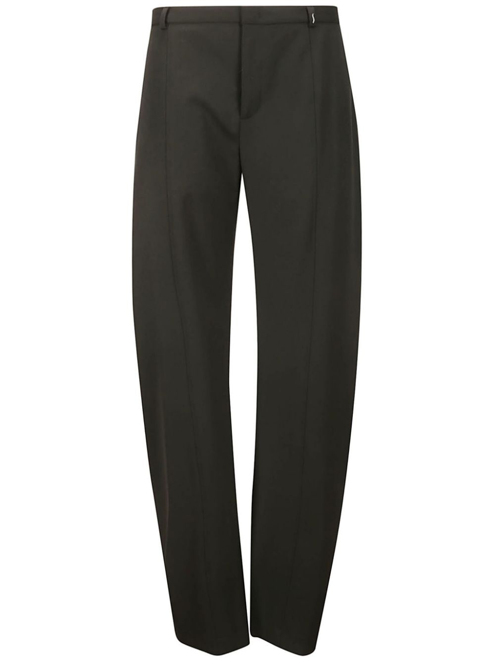 Ssheena Pantalon met geplooid detail Zwart