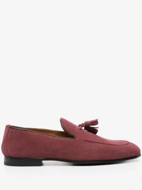 Doucal's tassel-detail suede loafers