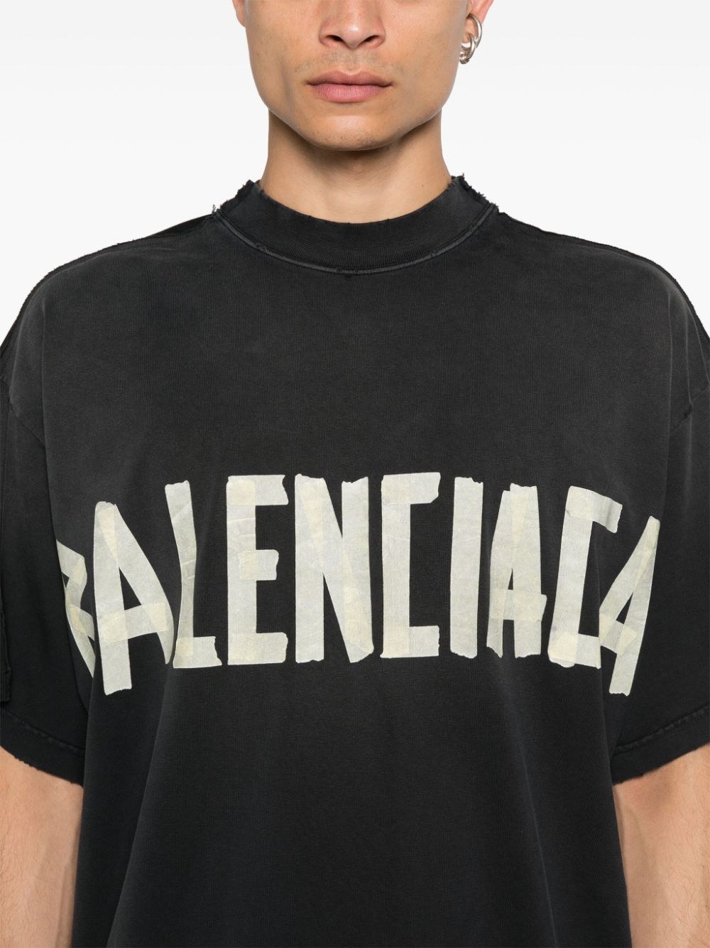 Balenciaga Tape Type T-shirt | Black | FARFETCH