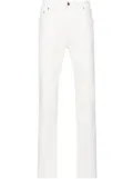 ETRO pattern-jacquard straight-leg jeans - Neutrals