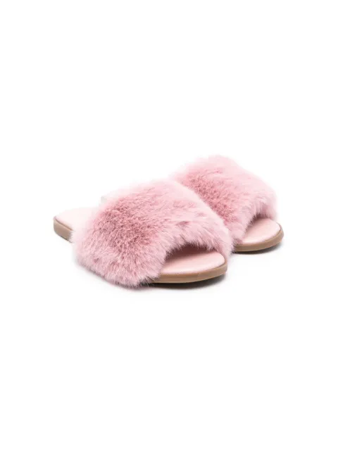 Age of Innocence chaussons Rosalie en fourrure artificielle