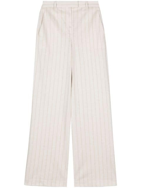 Circolo 1901 pinstripe high-waisted trousers