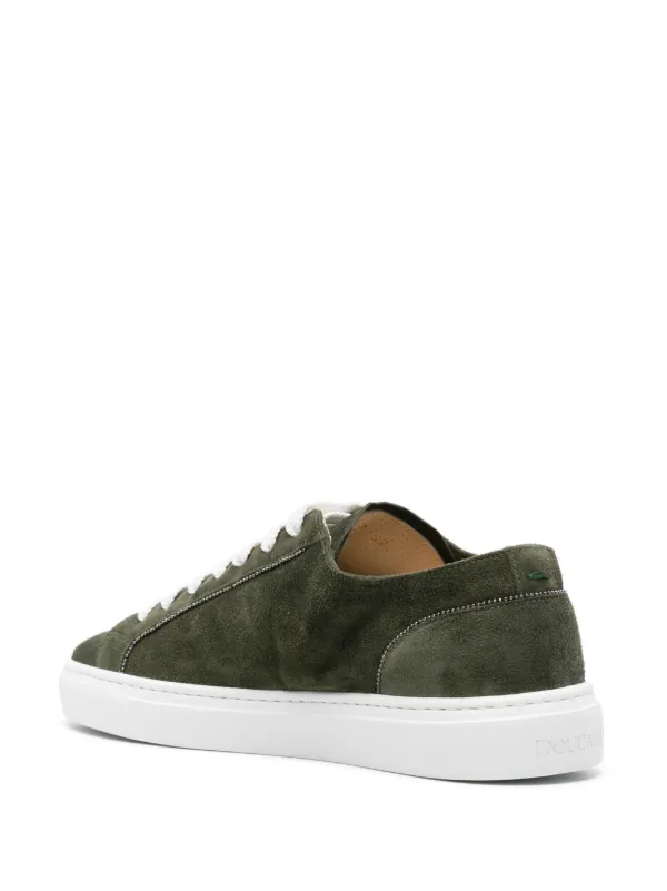 スニーカー Doucal's Monili Chain-Detail Suede Sneakers Doucal's chain-detailed Suede Sneakers | Green | FARFETCH AU