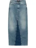 3x1 Charlotte denim midi skirt - Blue