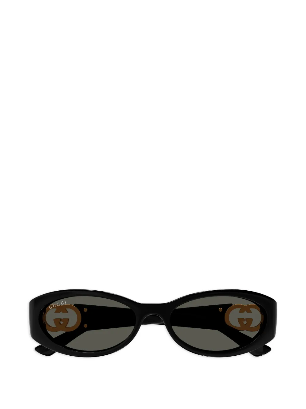 oval-frame sunglasses