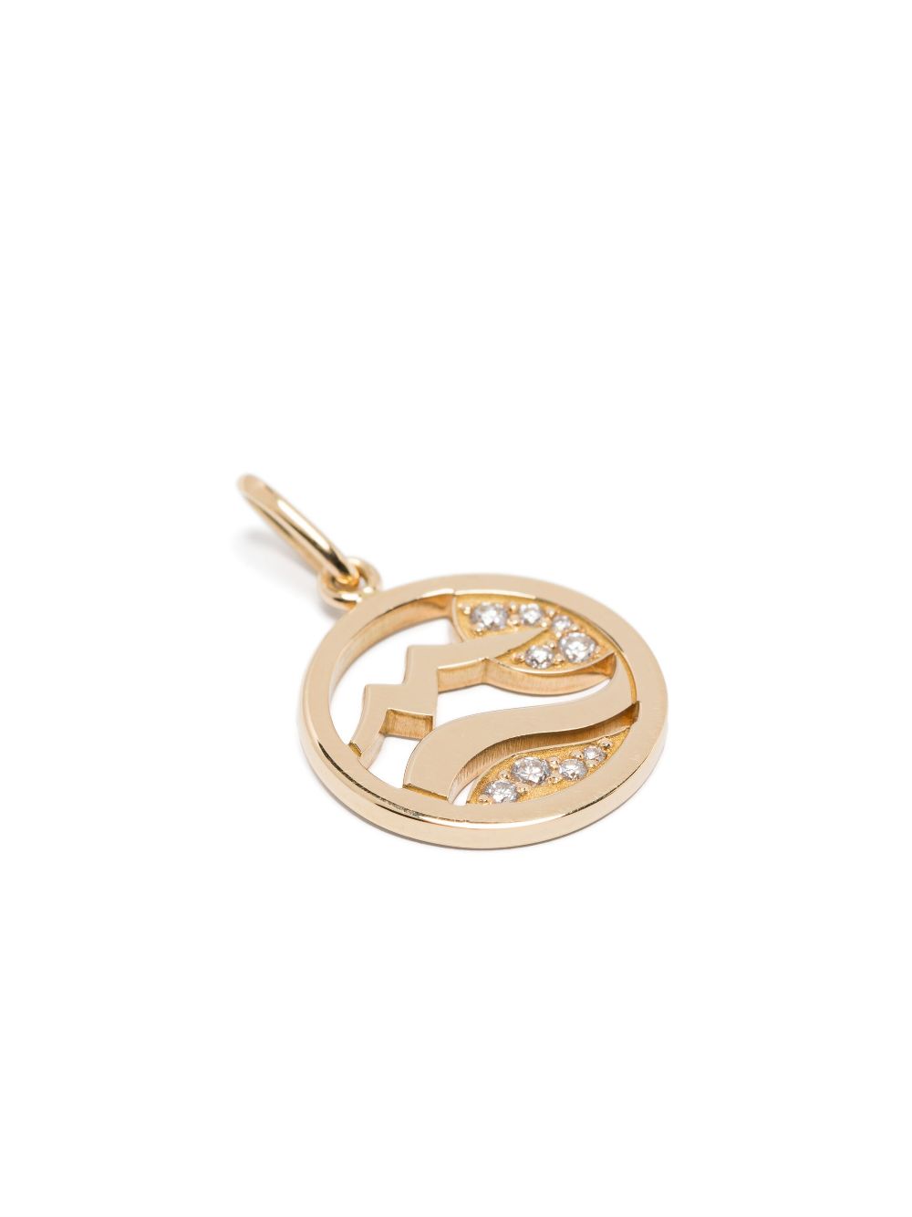 Loyal.e Paris 18K yellow gold Soul diamond charm - Goud