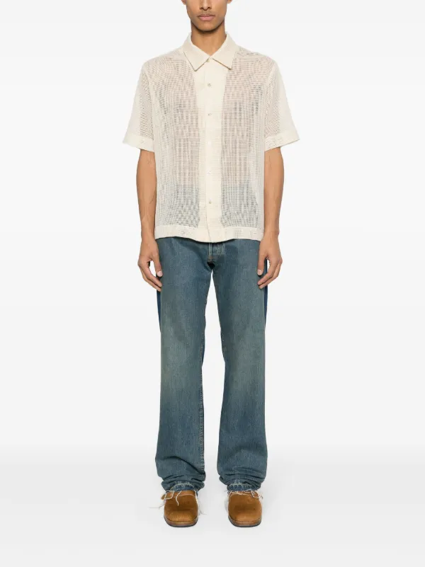 Séfr Noam Cotton Shirt | Neutrals | FARFETCH
