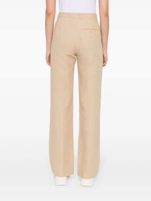 パンツ Chloe High-Waisted Wide-Leg Pants With Tailored Detailing Chloé High-Waisted -Leg Pants With Tailored Detailing | THE LIST