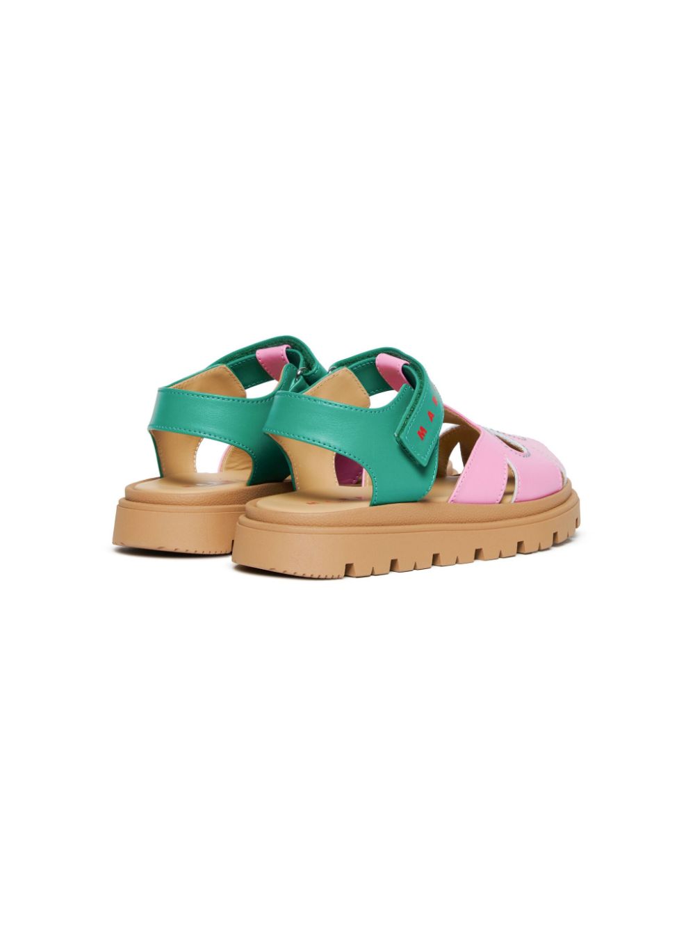 Marni Kids Sandalen met colourblocking Roze