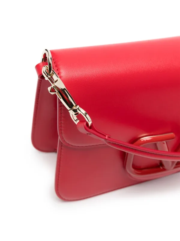 人気商品の中古品・新品・未使用品 Valentino Garavani レッド | レザーショルダーバッグ ロコ バッグ