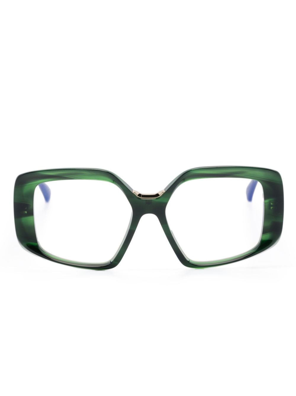 oversize-frame glasses