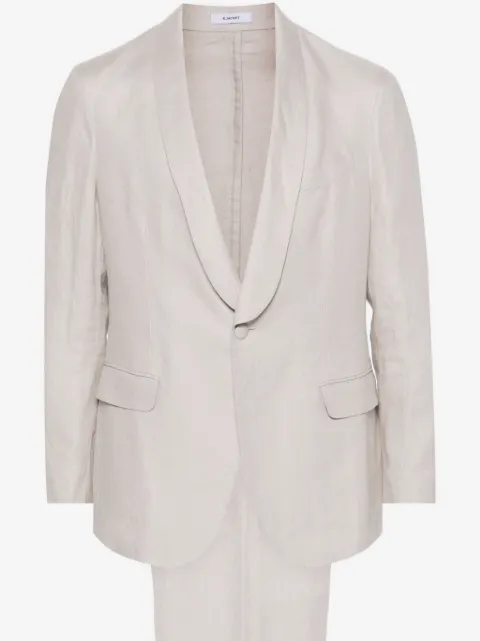 Boglioli single-breasted linen suit