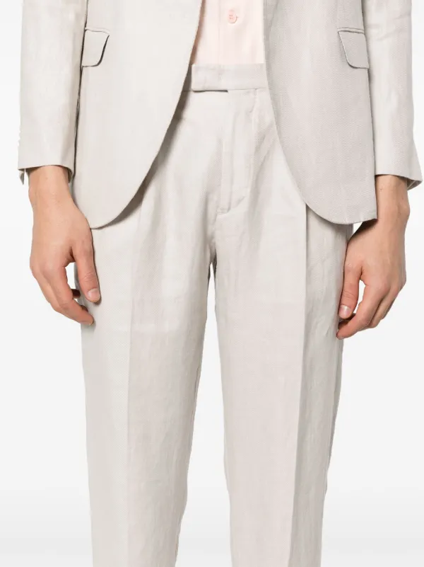 Boglioli リネン シングルスーツ | ニュートラル | FARFETCH JP