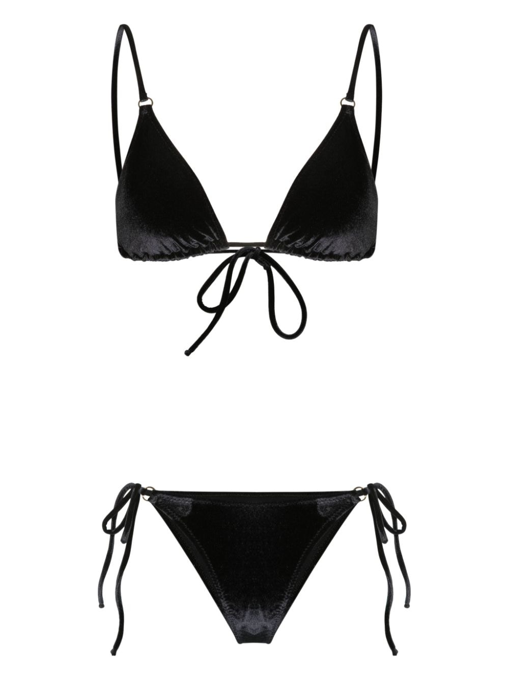 bikini lovers bikini bella en velours - noir