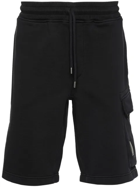 C.P. Company Lens-detail cotton track shorts