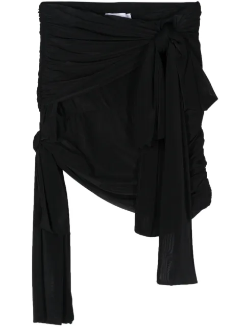 Blumarine — bow-detail draped skirt