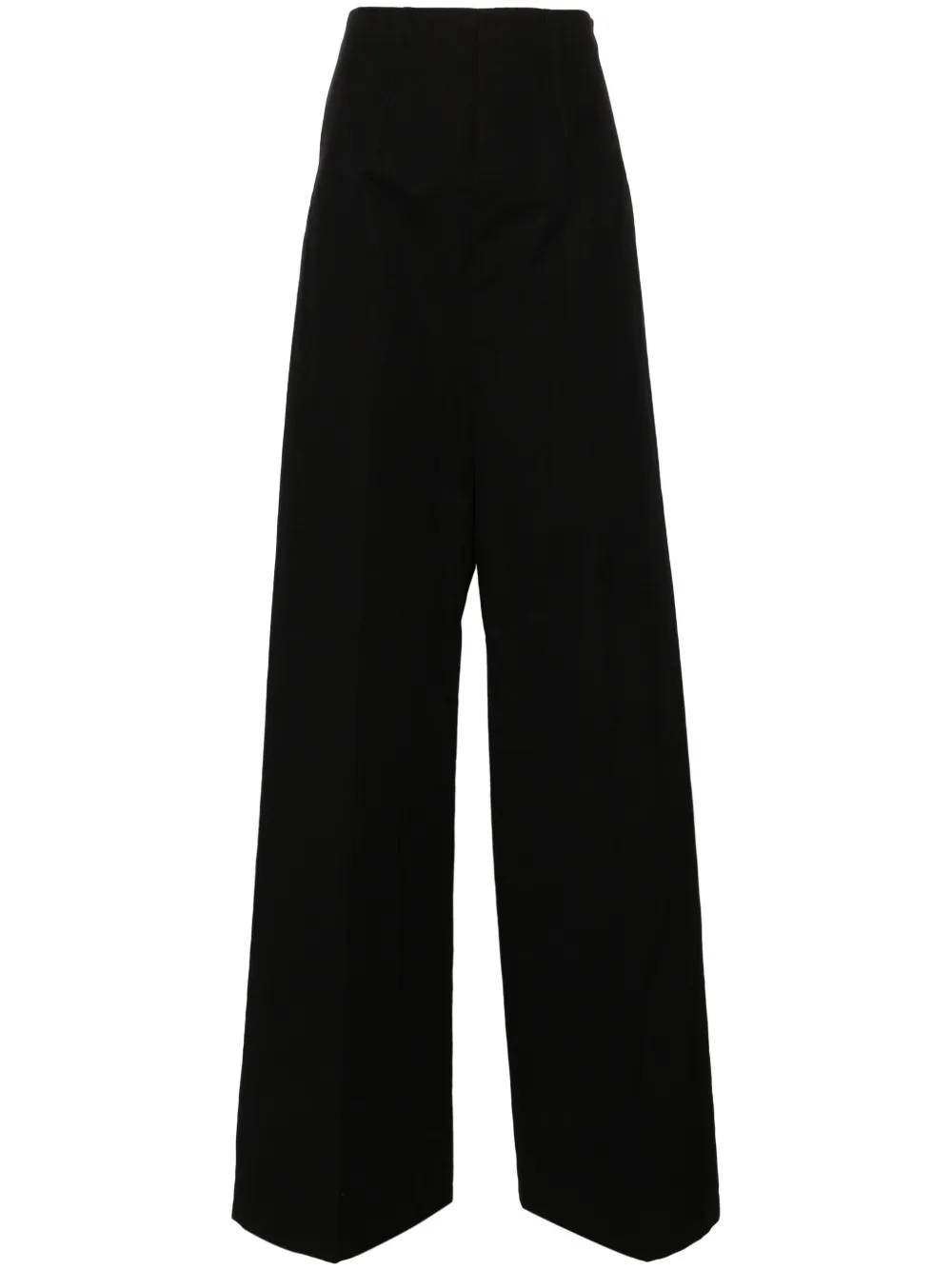 Max Mara Broek met wijde pijpen Zwart